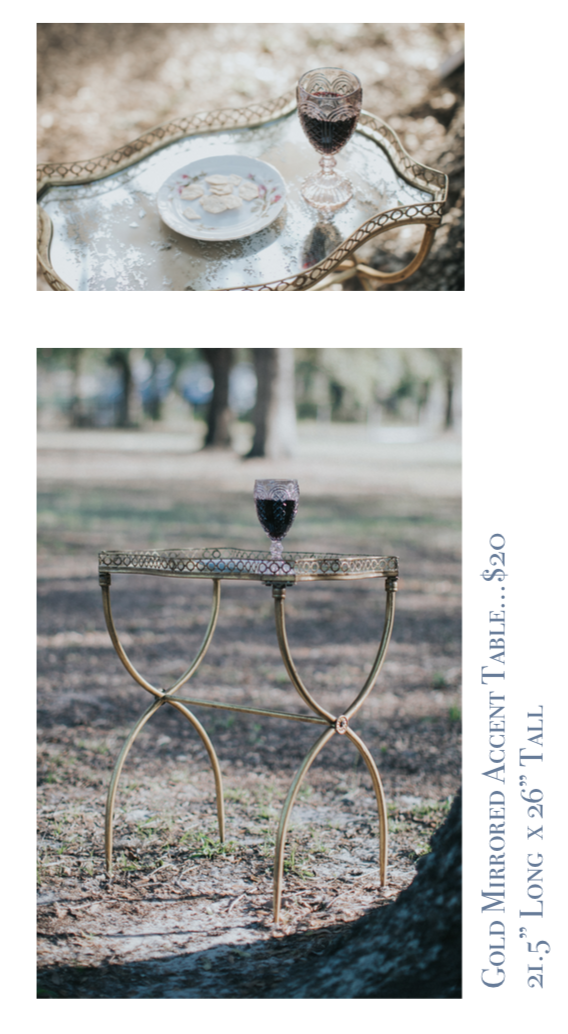 Gold Mirrored Accent Table $20.png