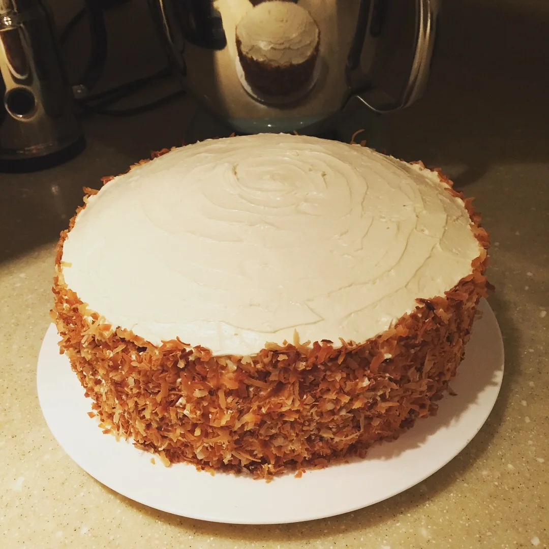 Toasted Coconut Rum Cake