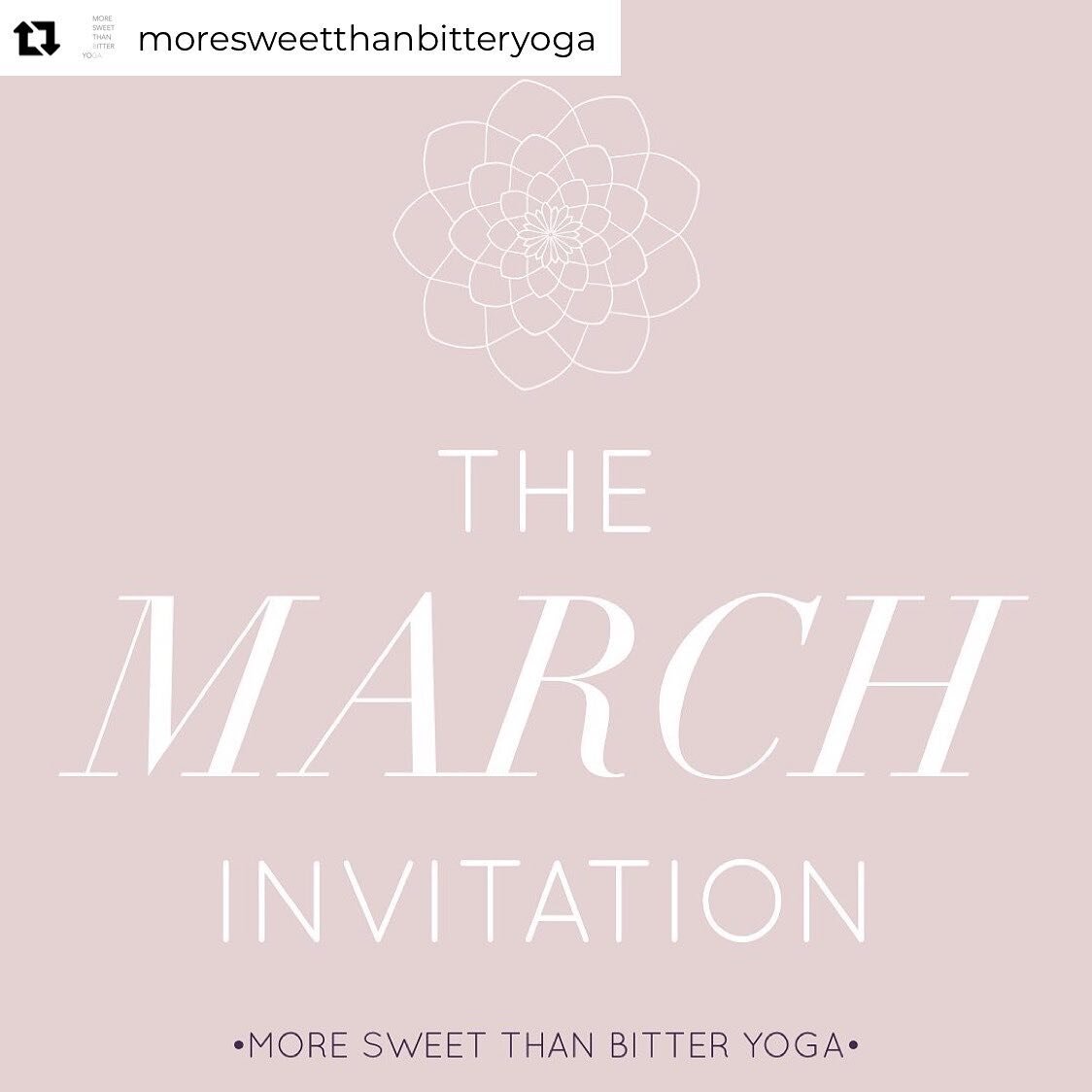 Hey friends! If you&rsquo;re feeling the need for more yoga in your life (it&rsquo;s not just pretzel poses!), come on over...

Repost from @moresweetthanbitteryoga
&bull;
WEEK ONE COMPLETE!

Thanks for joining me so far. How many yoga paths are you 