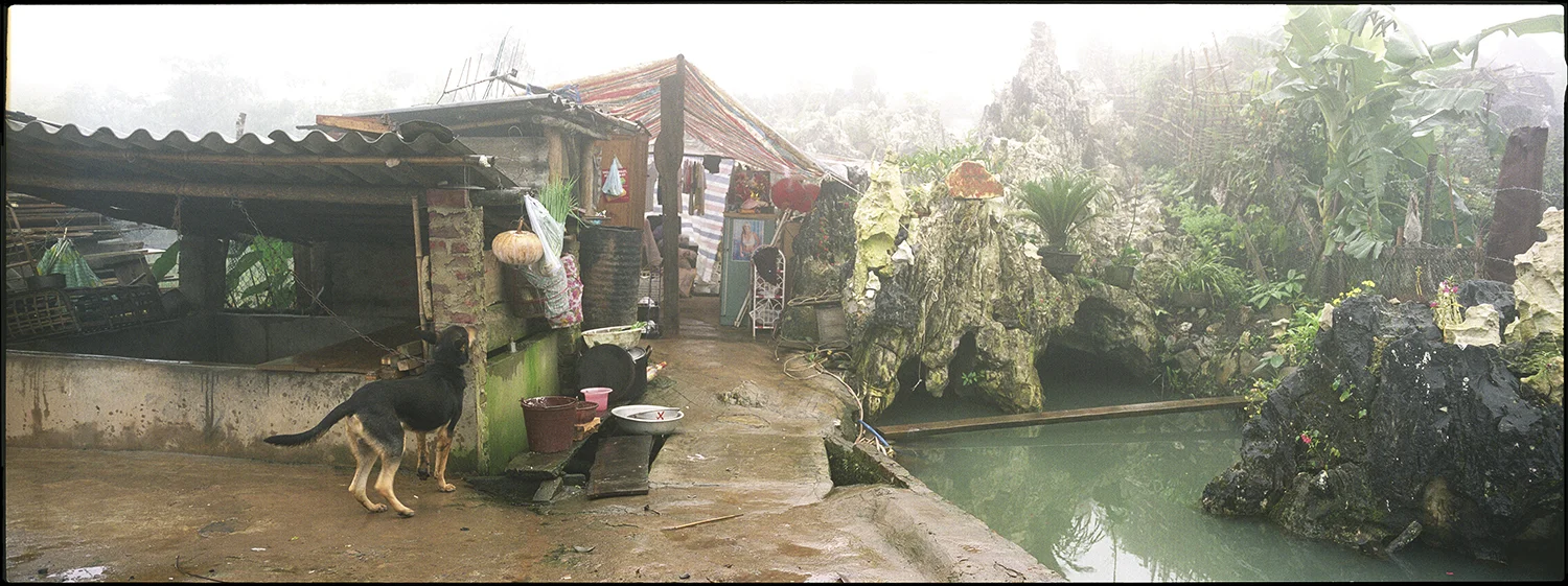 Village near Sa Pa in the mist