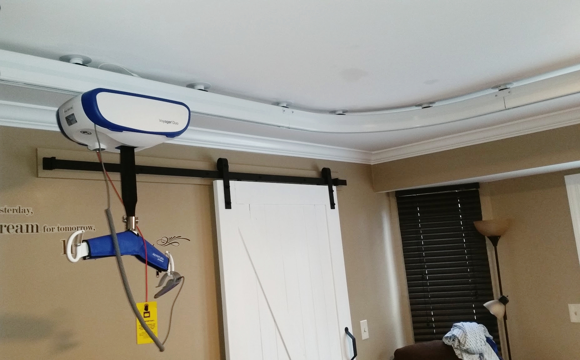 Arjo Huntleigh Ceiling Lift System installed by BFA, LLC.