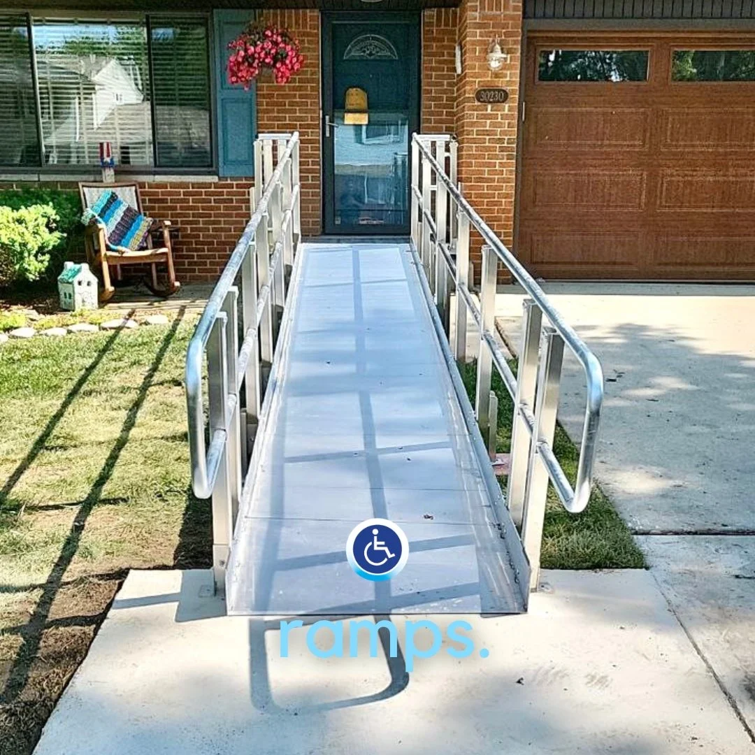 “ADA wheelchair ramp and railing installation in Southeast Michigan by BFA, LLC”