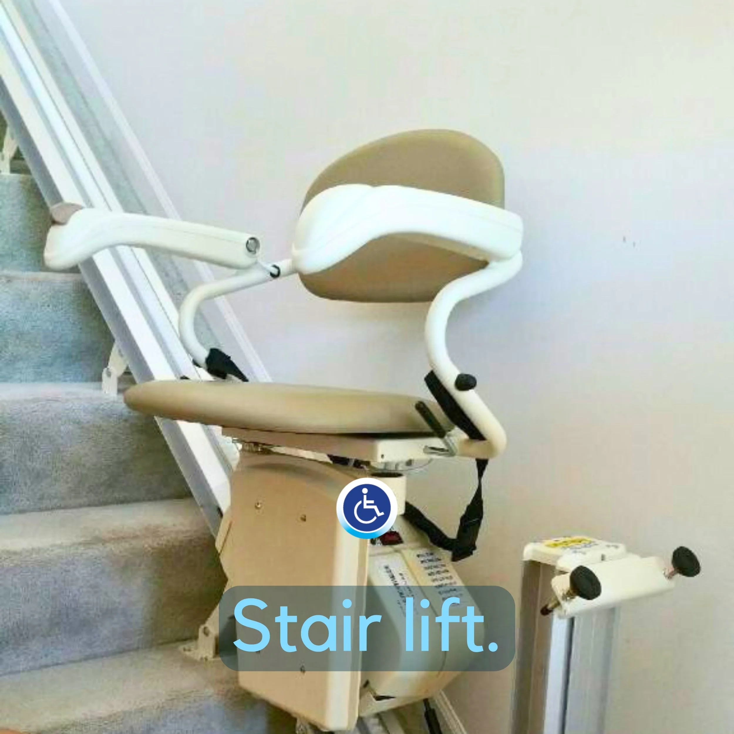 “Harmar straight stairlift installation in Southeast Michigan home by BFA, LLC”