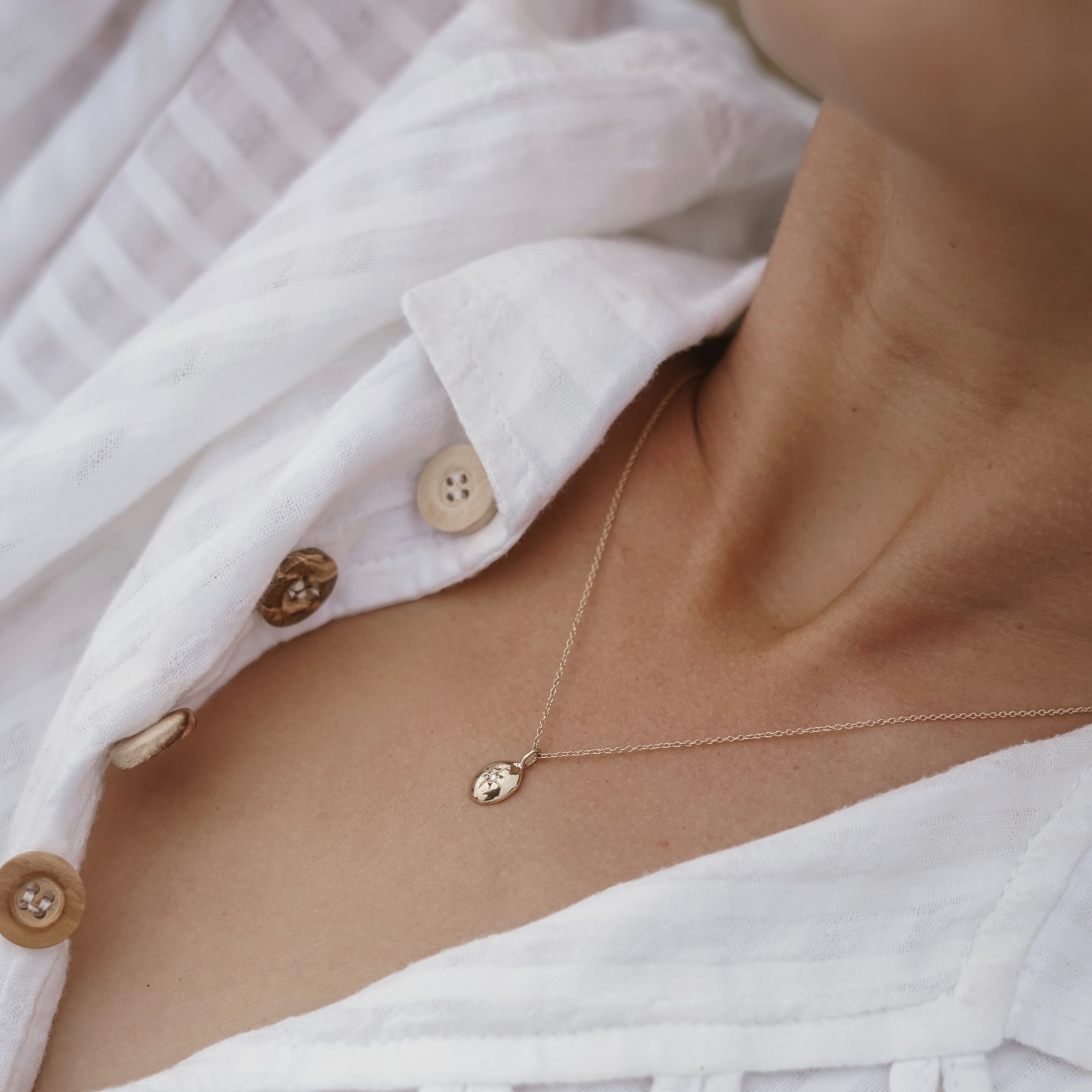 Diamond North Star Necklace — Everli Jewelry