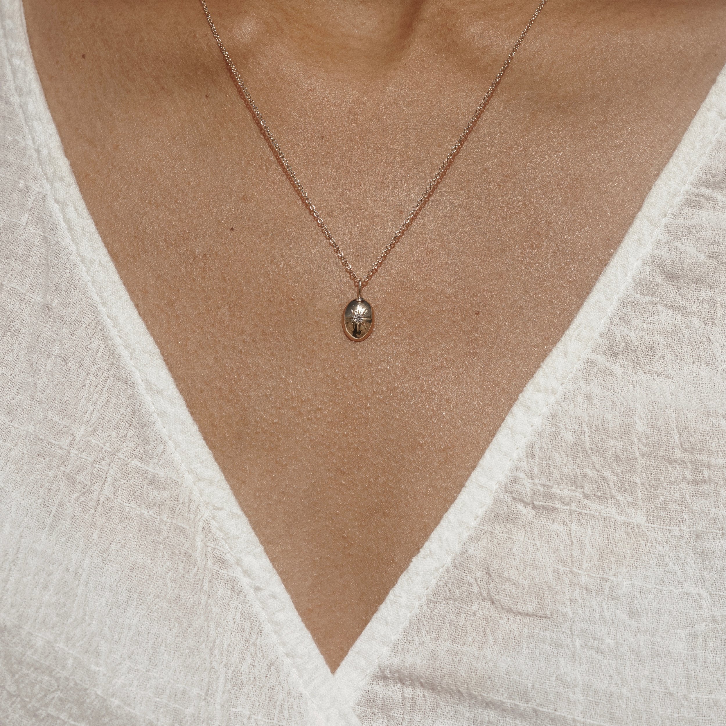 Astley Clarke | Rose Gold Biography White Sapphire Locket | Locket necklace,  Necklace, Silver locket necklace