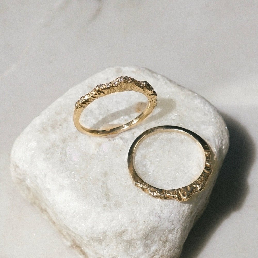 Diamond Mountain Ring (High Version) — Everli Jewelry