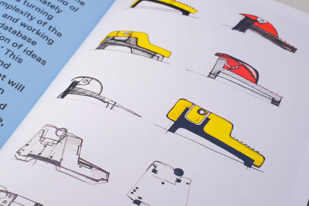 Studies for Tekne 3, Olivetti's first electric typewriter, 1960