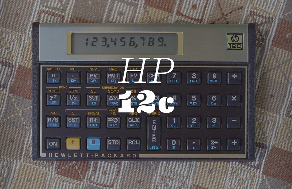 Hp 12c Calculator Mass Made Soul