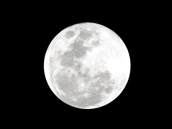 This recent photo of the moon was taken by astronauts on the International Space Station during the Expedition 24 mission mid-2010. It was posted by cosmonaut Fyodor Yurchikhin of Russia's Federal Space Agency.