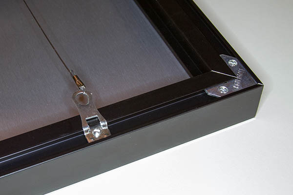 Back with Flush Mount Frame