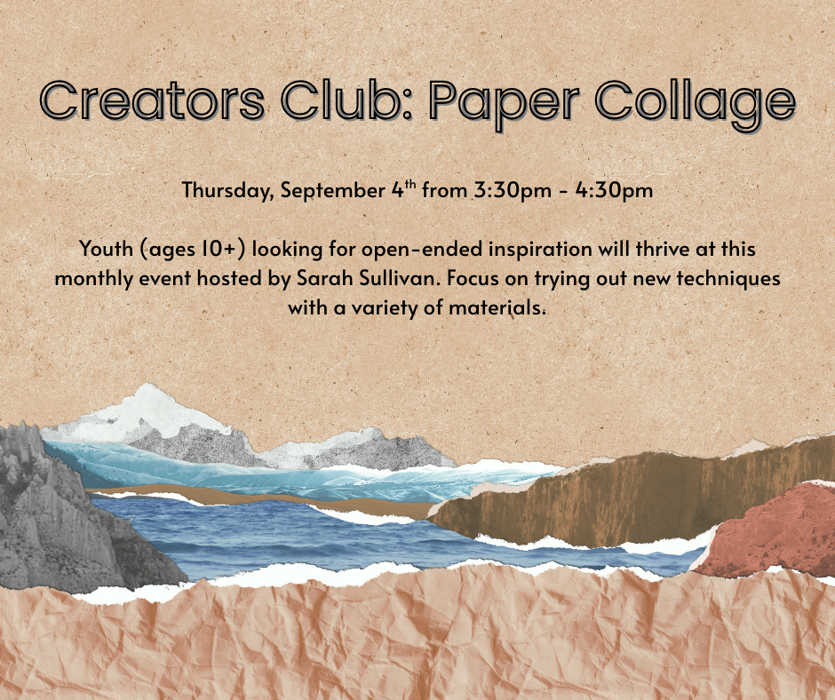 CANCELED - Creators Club: Paper Collage