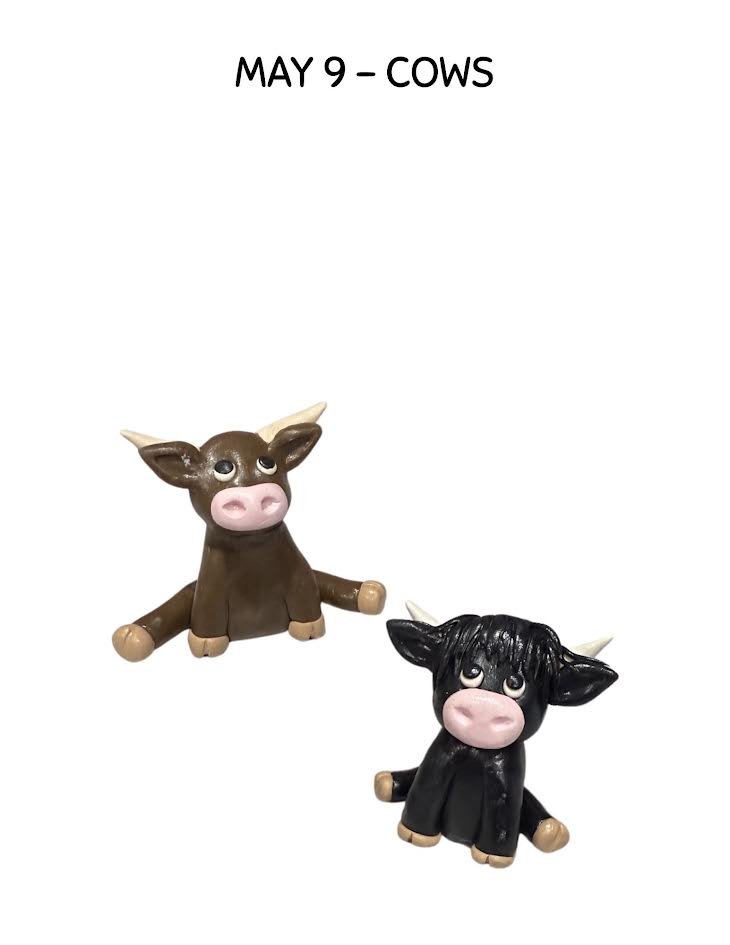 Kids Studio: Polymer Clay Cows