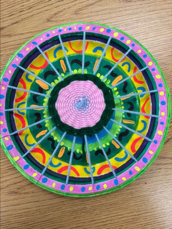 Kids Studio:  Painted Plate Loom