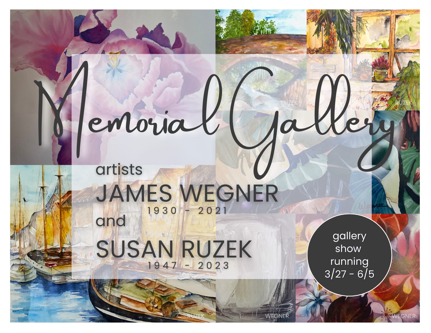 James Wegner and Susan Ruzek Memorial Gallery Opens