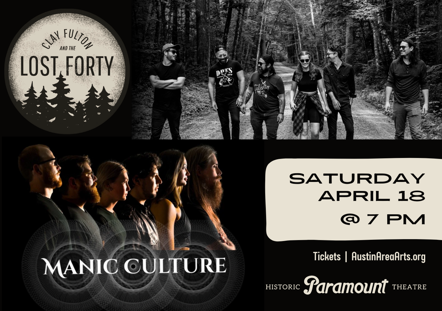Clay Fulton and The Lost Forty with Manic Culture
