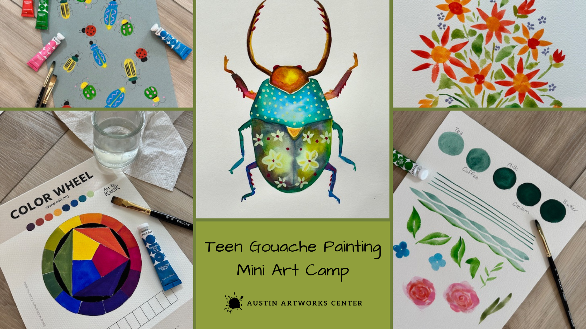 Teen Gouache Painting Mini Camp