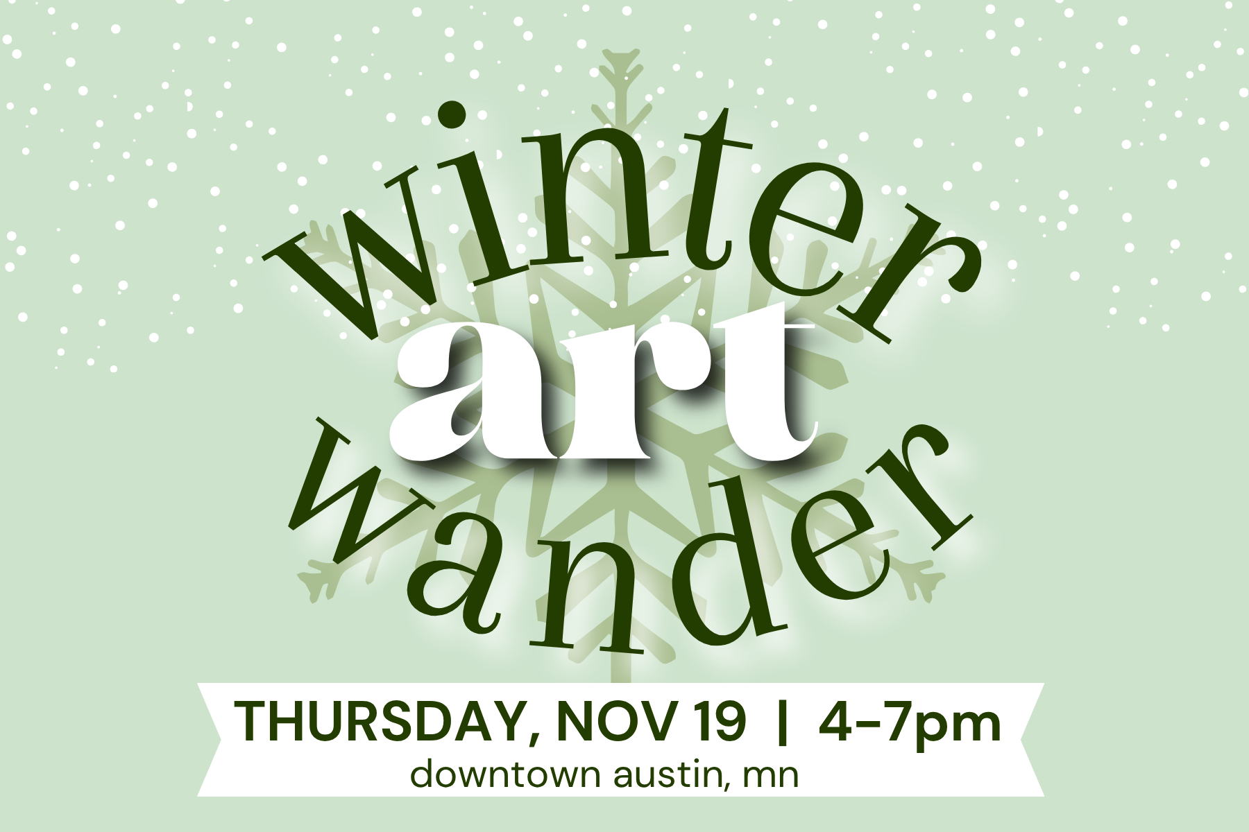 Winter Art Wander