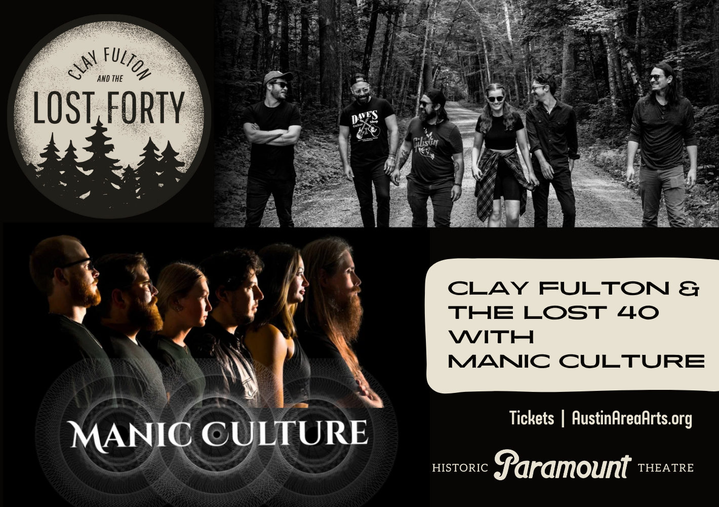 Clay Fulton and The Lost Forty with Manic Culture