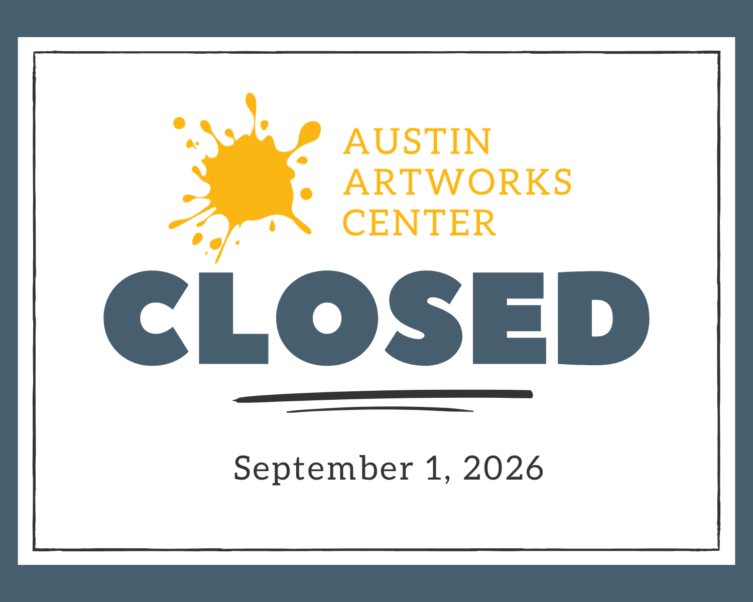 ArtWorks Center Closed