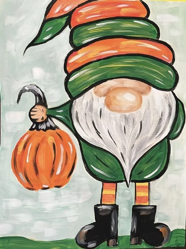 Kids Studio: Fall Gnome Painting