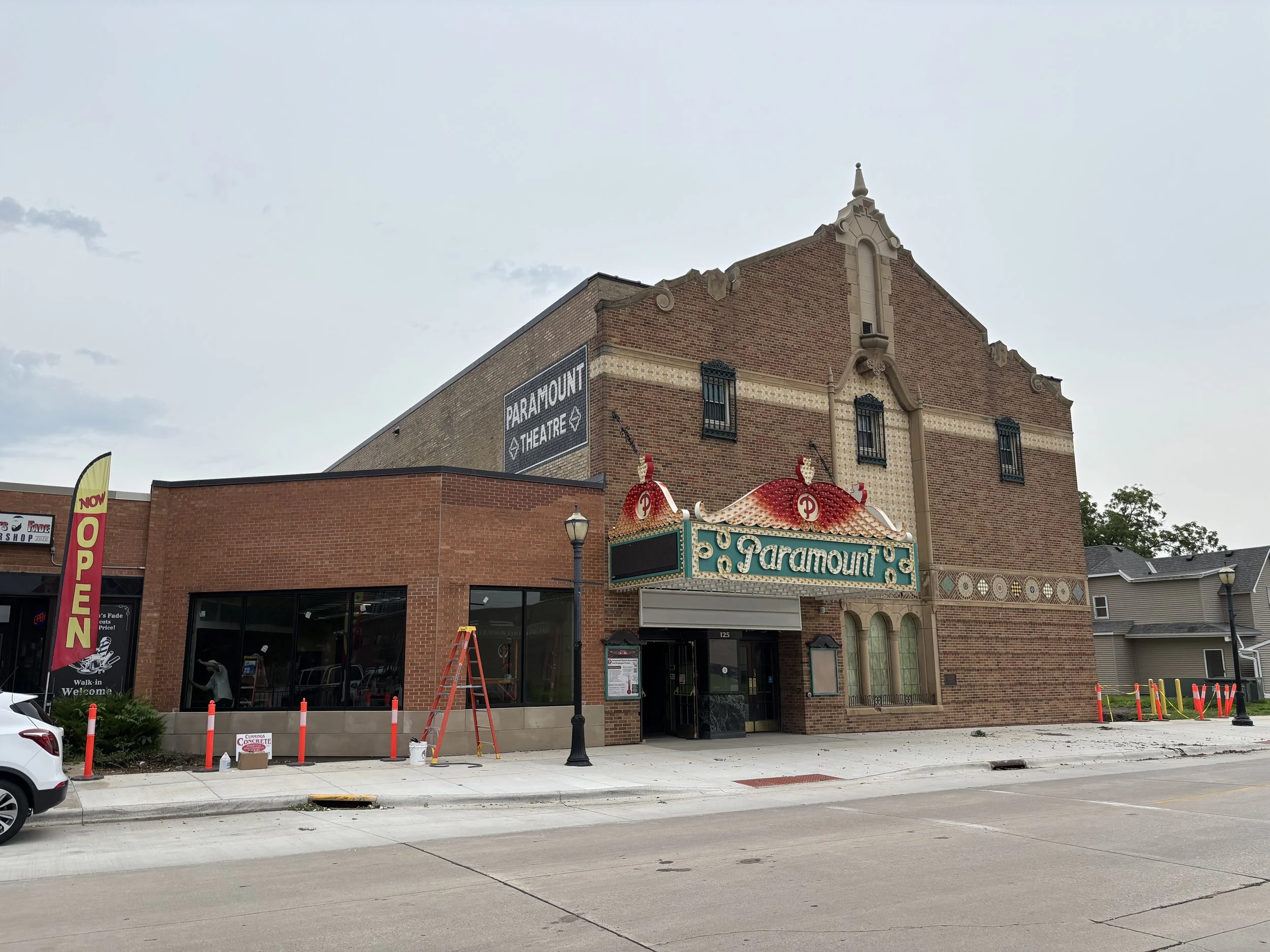 July 29, 2025 - Exterior view with new annex windows installed