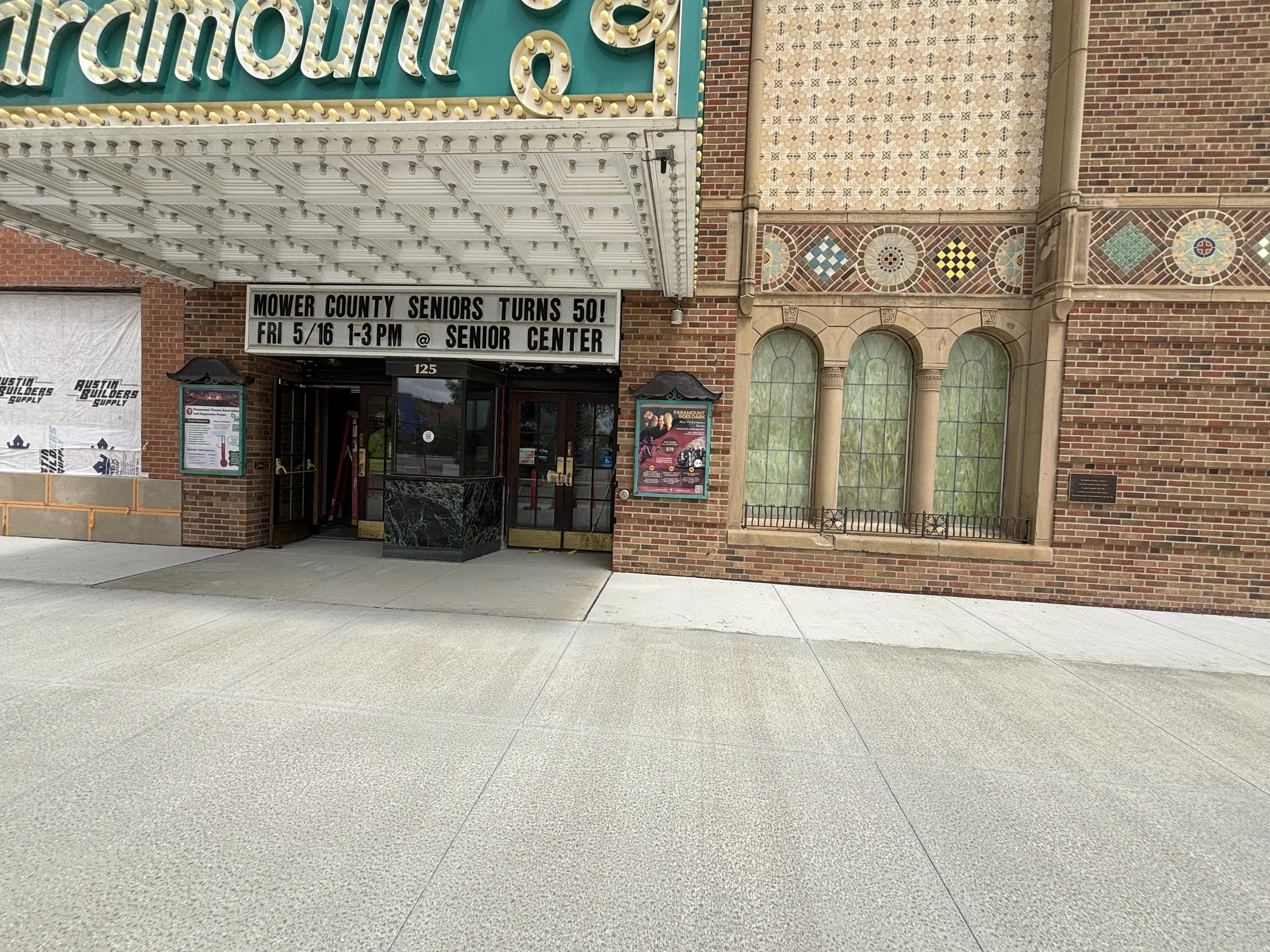 June 23, 2025 - View from the new curb
