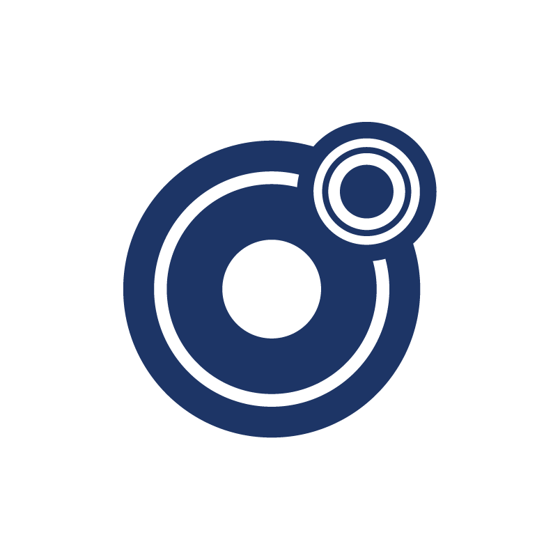 ArtWorks Festival Logo - navy blue logo with concentric circles