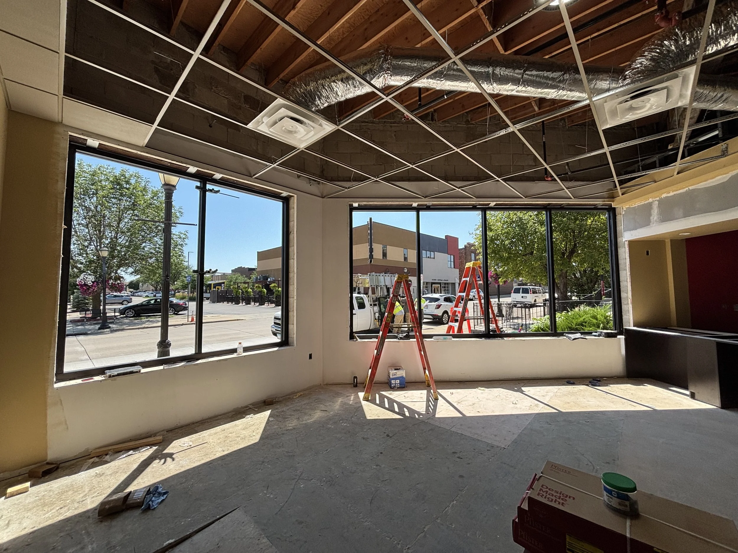 July 28, 2025 - Beautiful new windows installed in new lobby!
