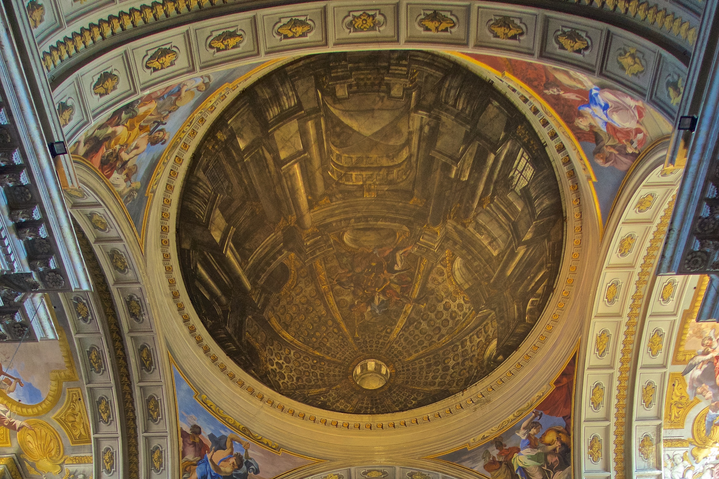 Faux dome, St. Ignatius, Rome
