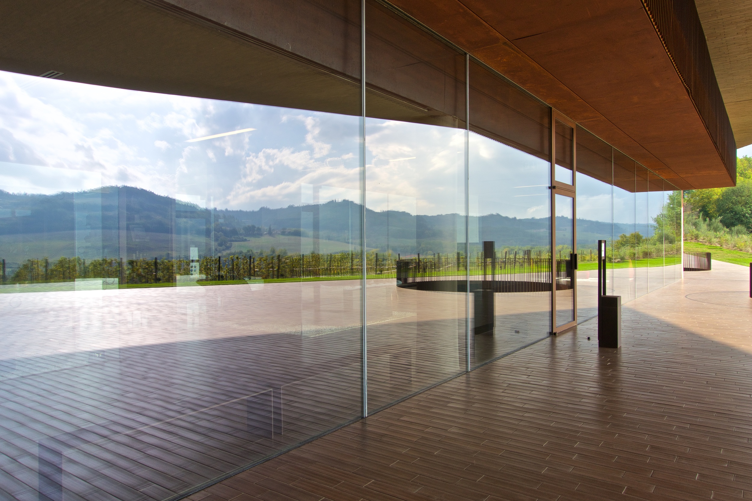 Reflection from Antinori Winery, Chianti