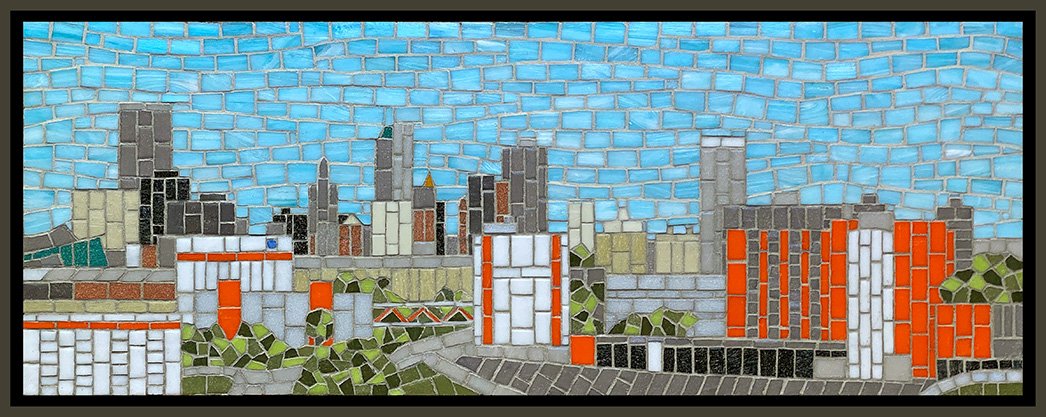 OSU Tulsa Skyline Mosaics (5)