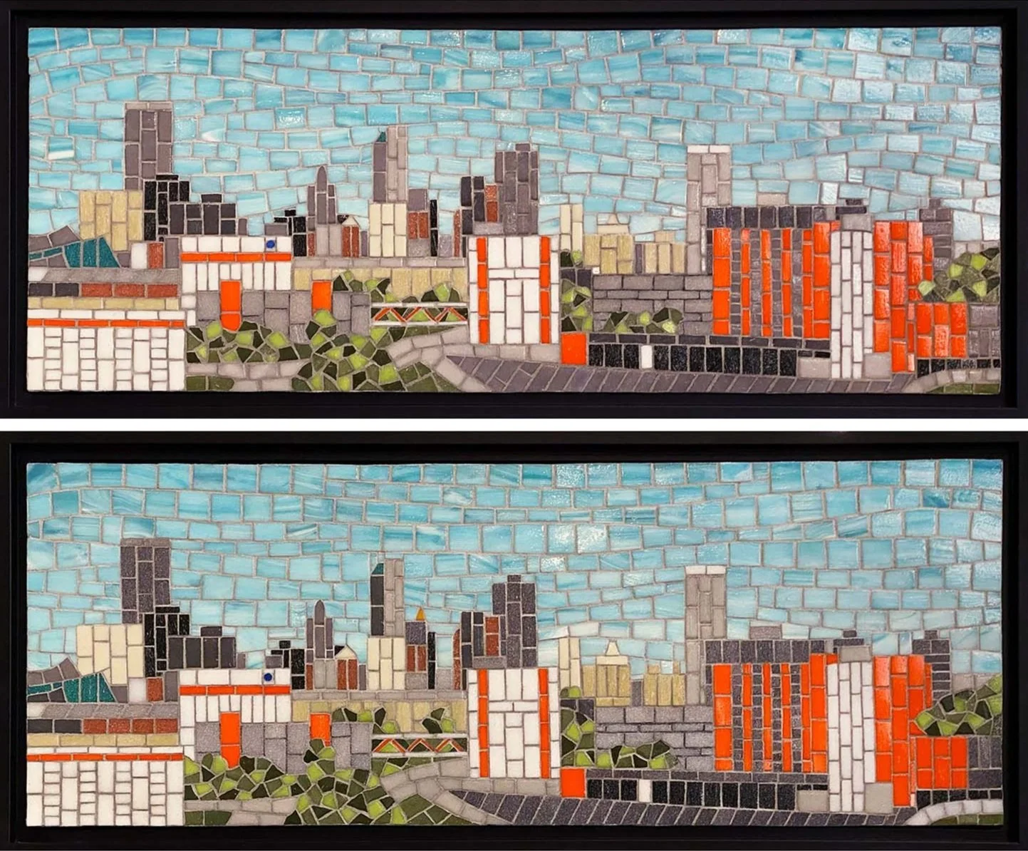 OSU Tulsa Skyline Mosaics (5)
