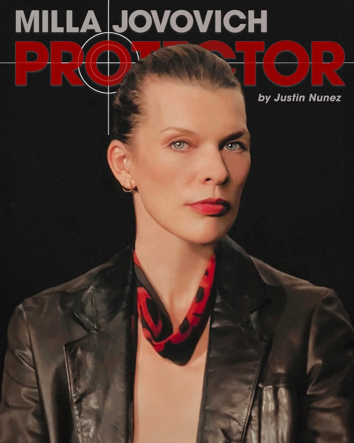 I photographed the legendary timeless beauty @millajovovich for @protectorthemovie &hearts;️ The film reminds us all why she&rsquo;s the action-hero Queen 🔥 Go see it in theatres this Friday, March 6! 

#millajovovich #protectorthemovie #millajovovi