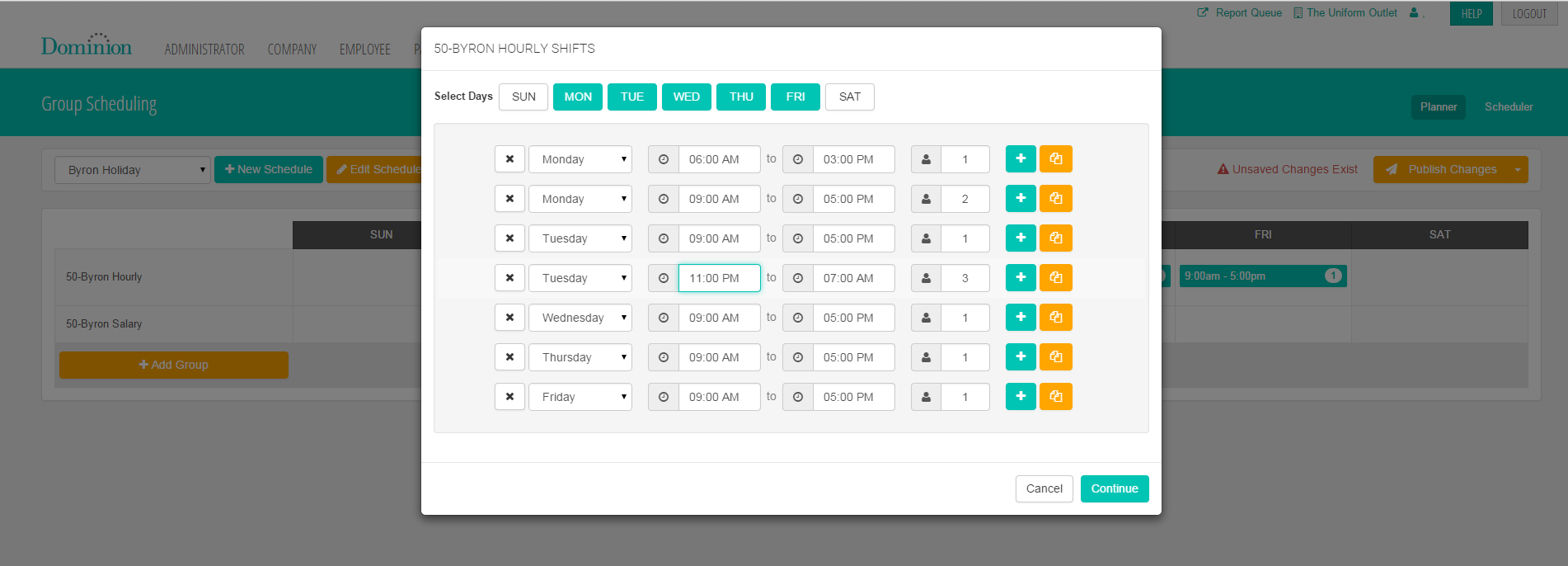 group scheduling to maximize your manpower dominion group work schedule