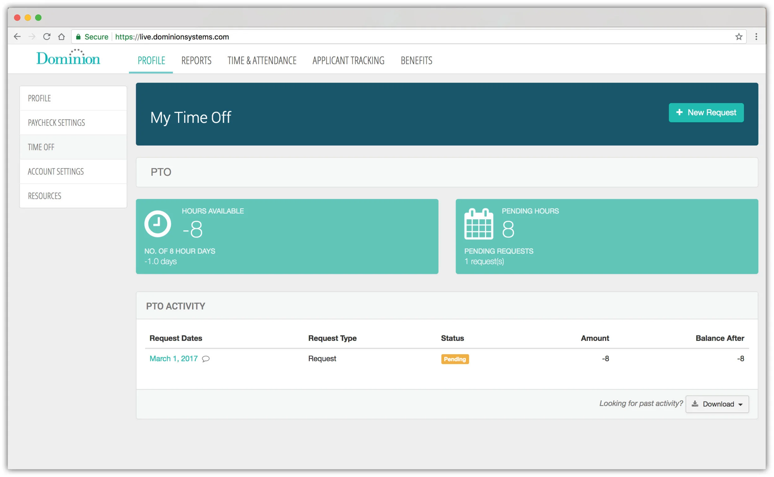 Dominion Systems Online Payroll & HR Software
