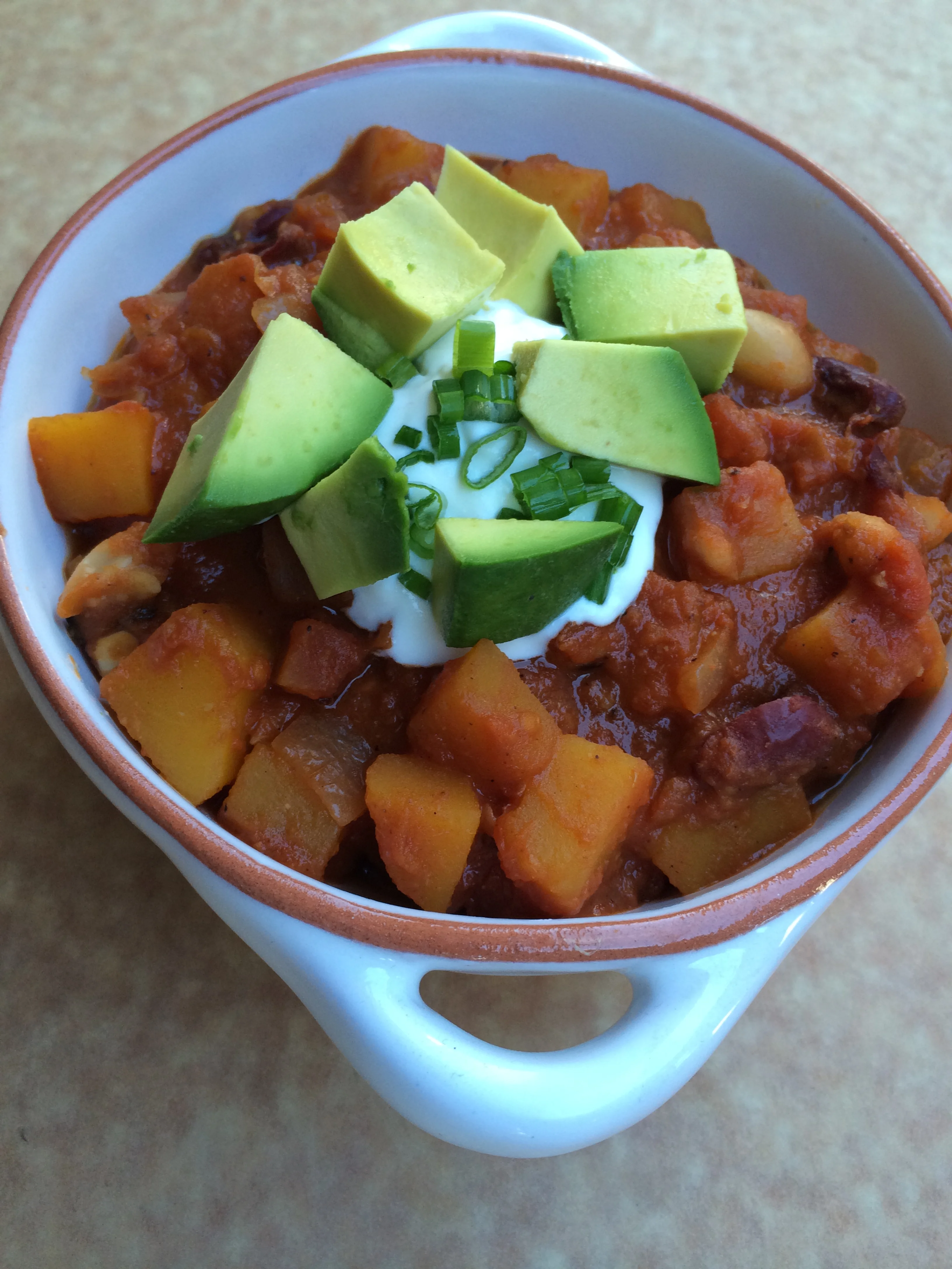 Vegetarian Butternut Squash Chili