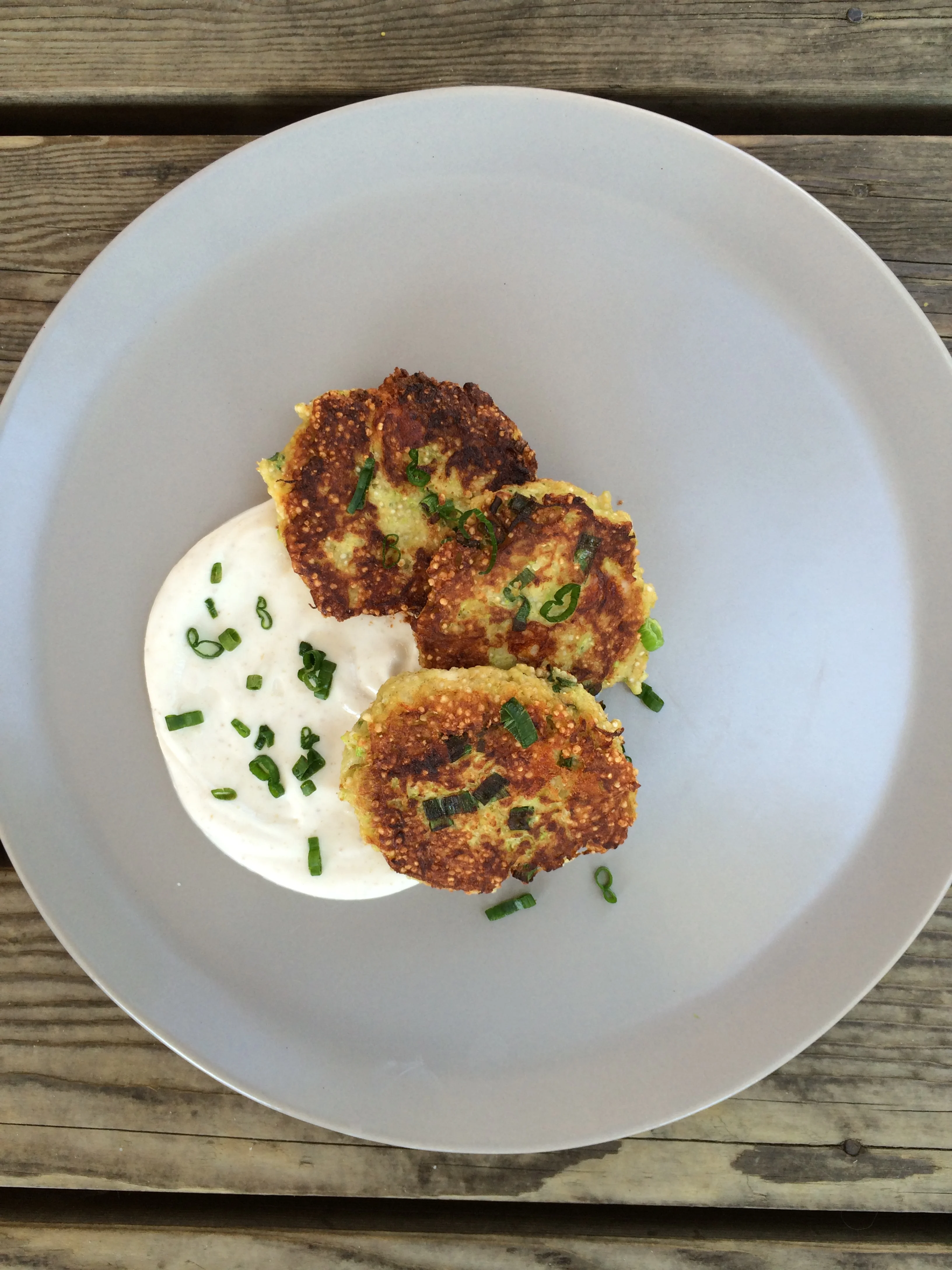 245 A Quinoa Zucchini Fritters with Cumin Yogurt Sauce.JPG