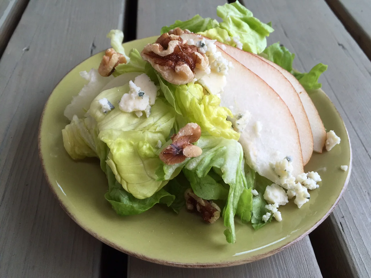 482 A Pear Walnut Salad Bibb Lettuce Blue Cheese Crumbles.JPG