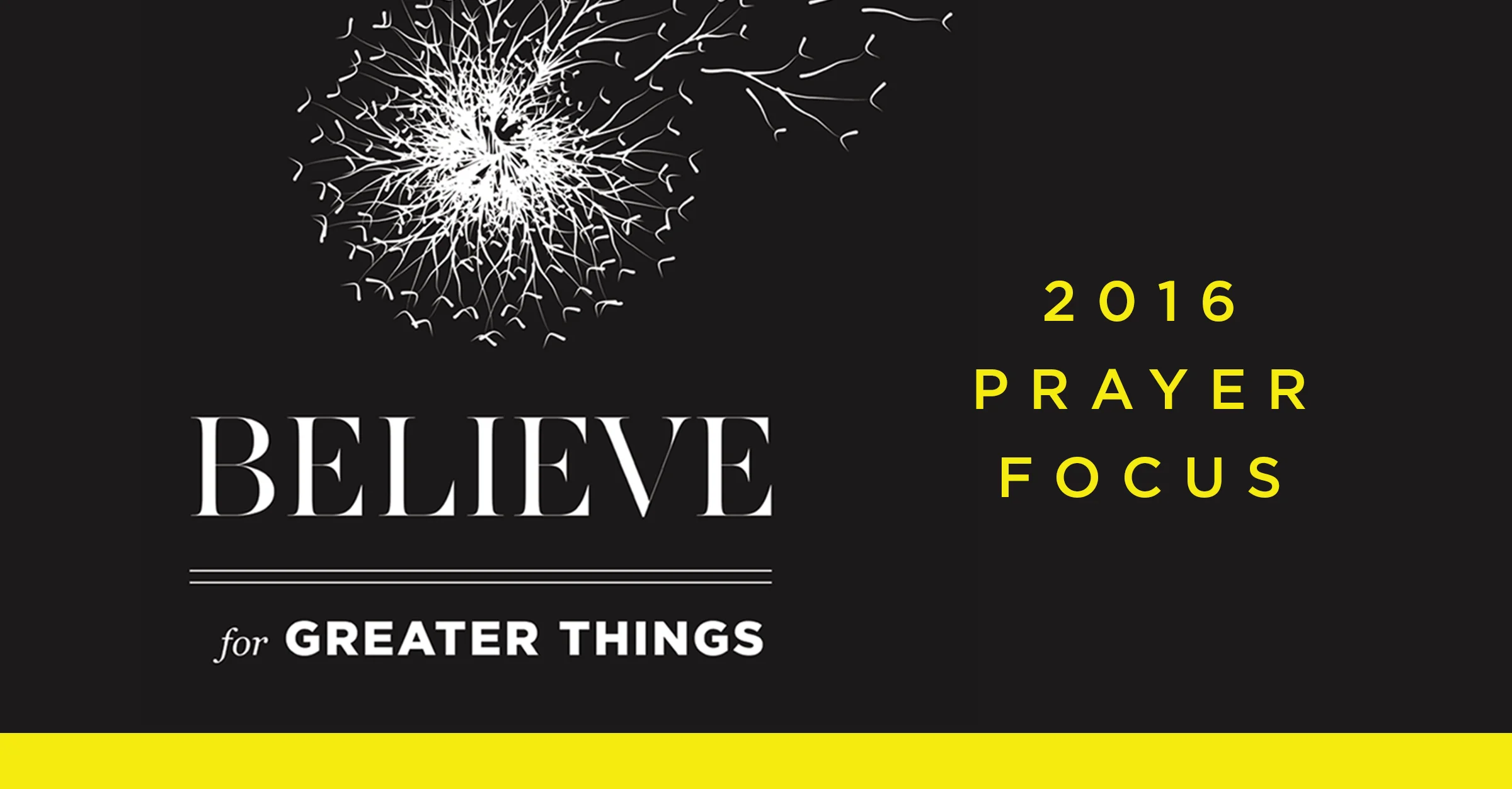 Prayer Focus 2016