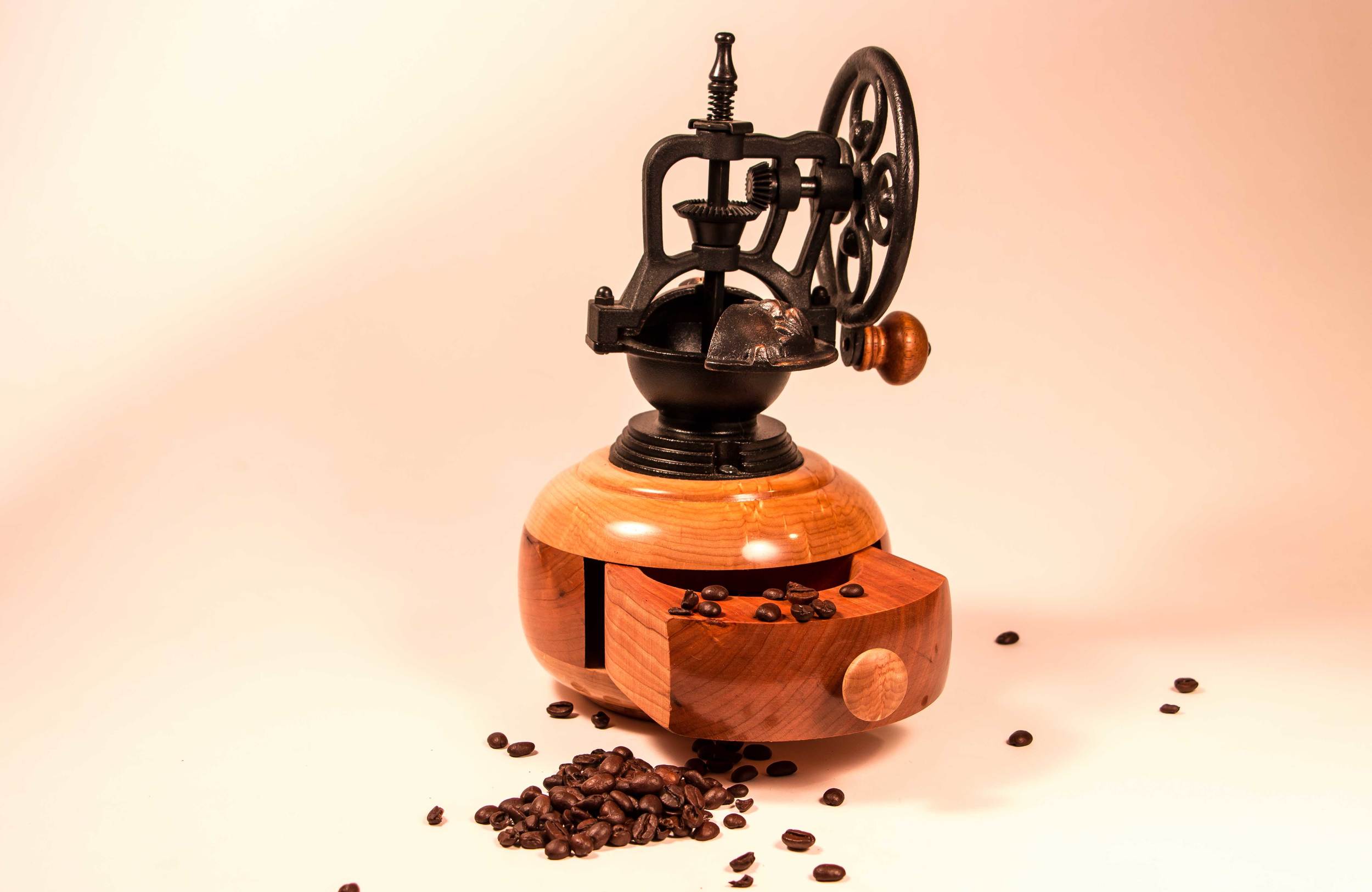 Wood Coffee Grinder
