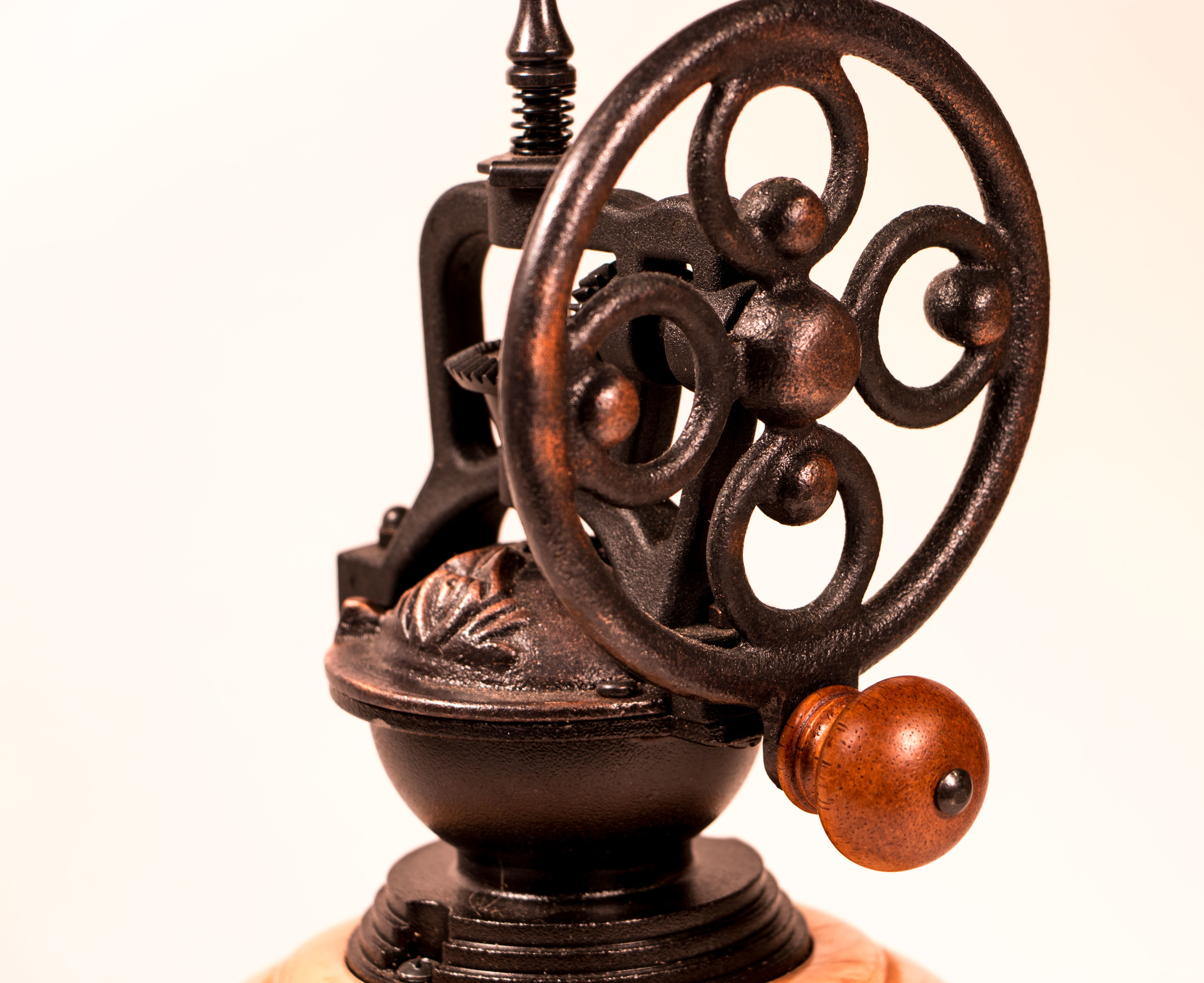 antique coffee grinder