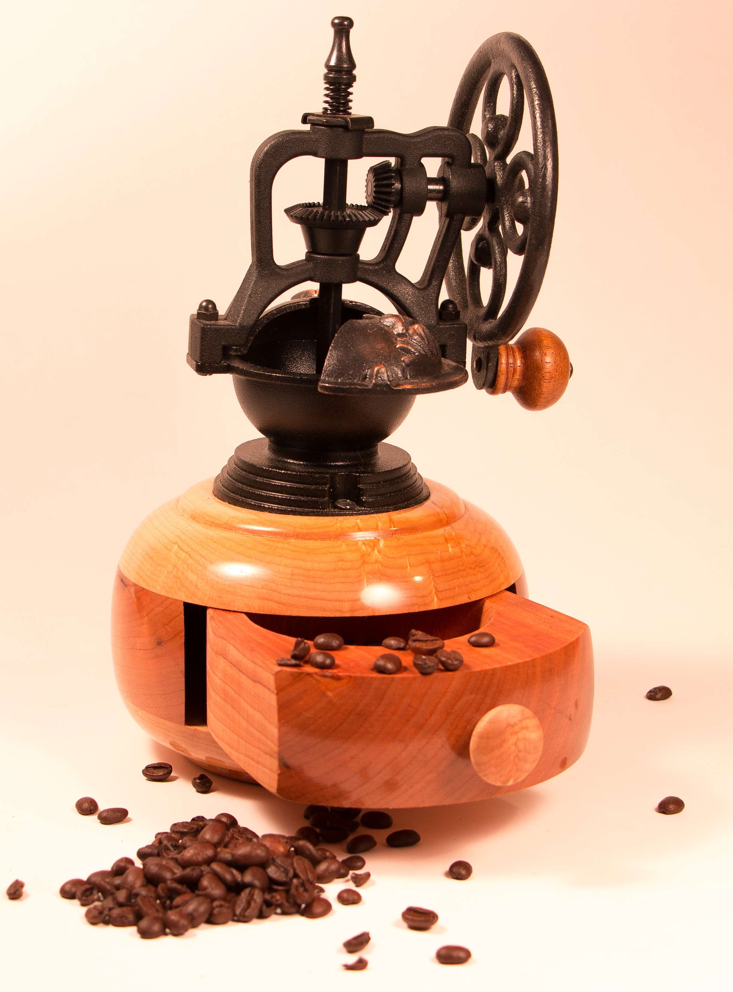 Wooden coffee Grinder