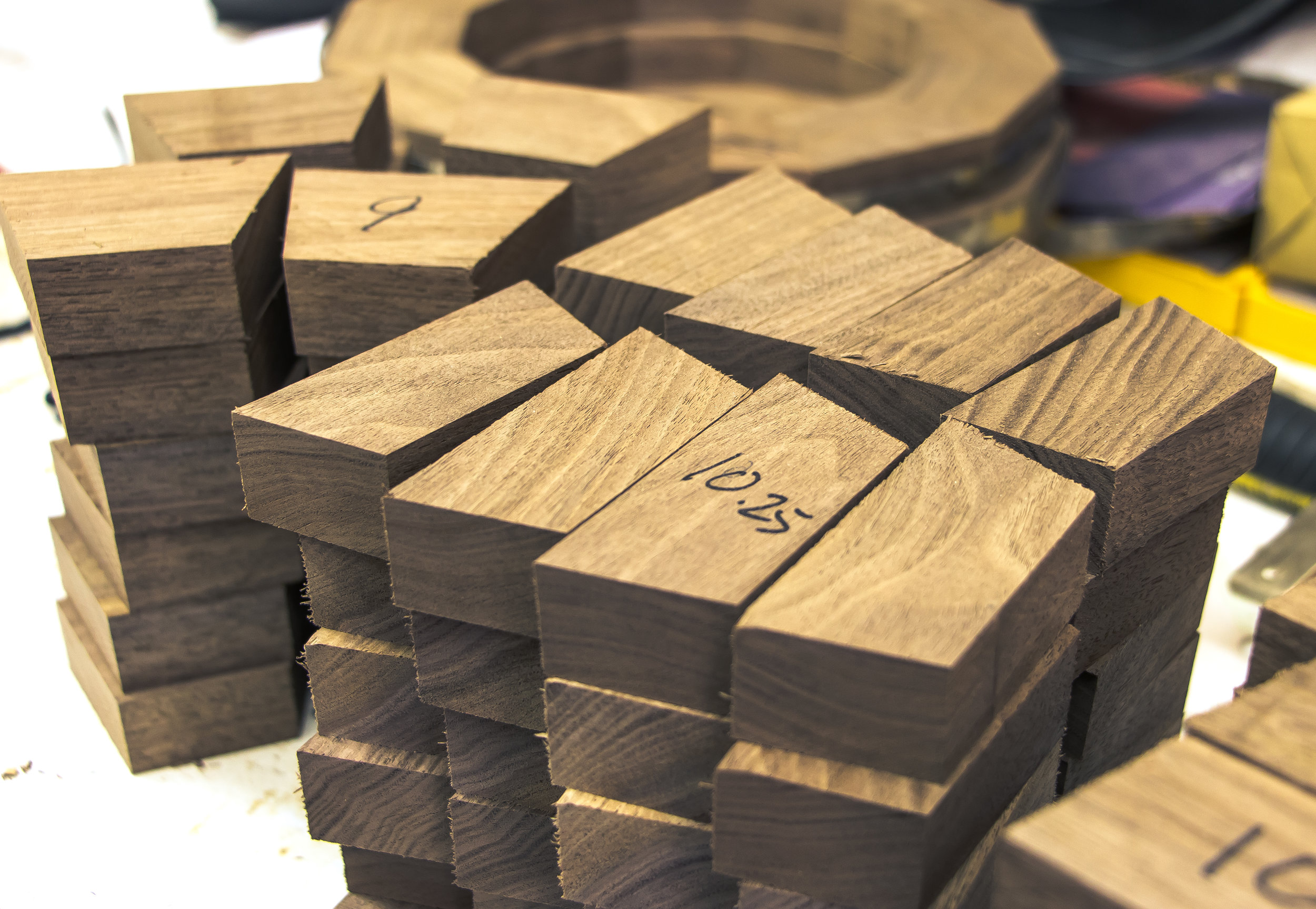 walnut bowl segments