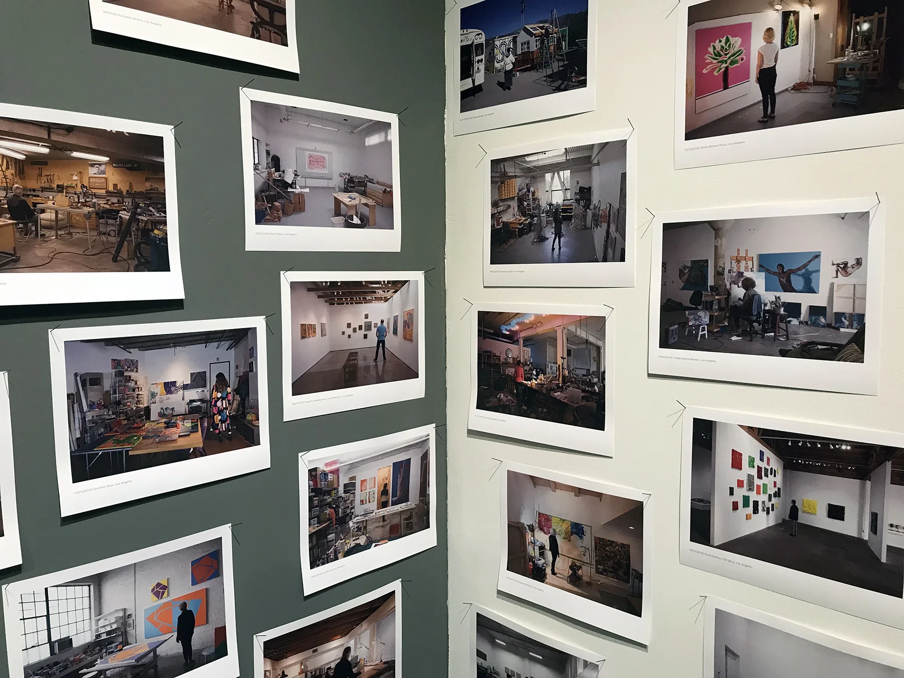 Images of local artists shot in their studios