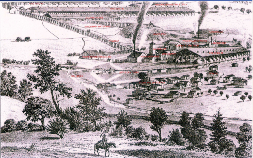 Spenceville Copper Mine, 1880.