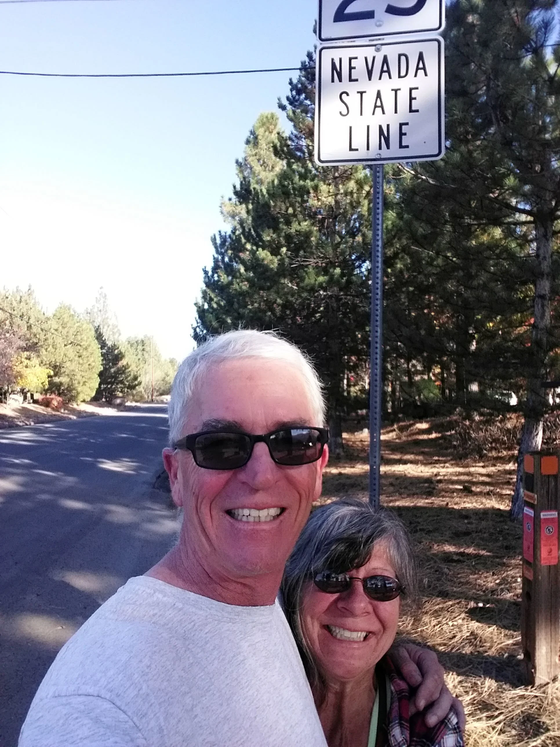 The Lincoln Highway in Verdi, at the border with Nevada.
