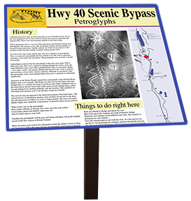 20 mile museum sign