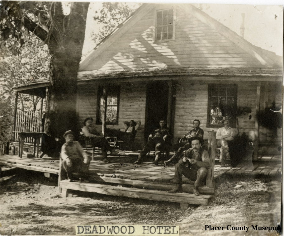 Deadwood Hotel, Placer County, 1910