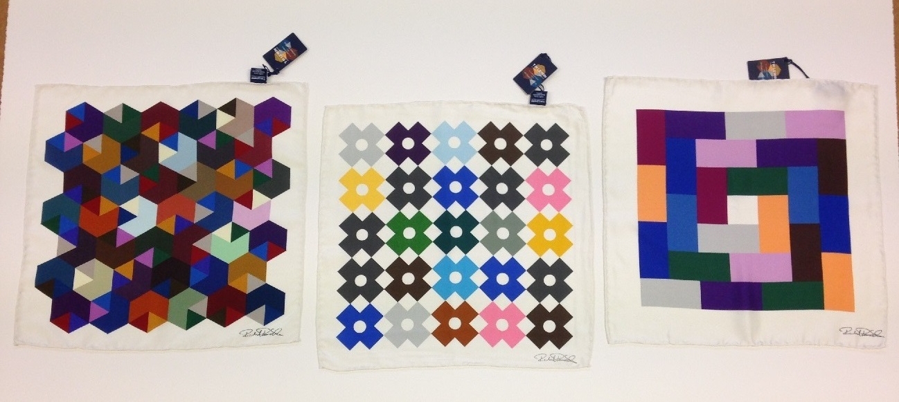Silk pocket squares for T M Lewin - 2018