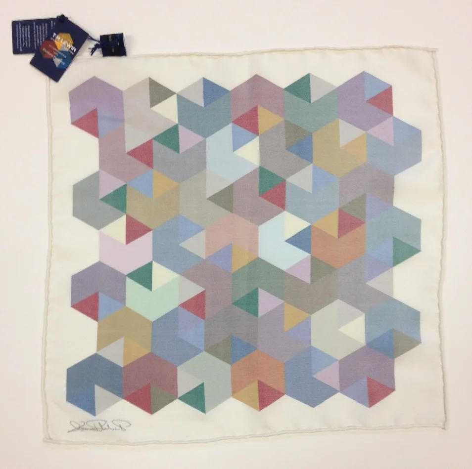 T M Lewin pocket square (reverse)